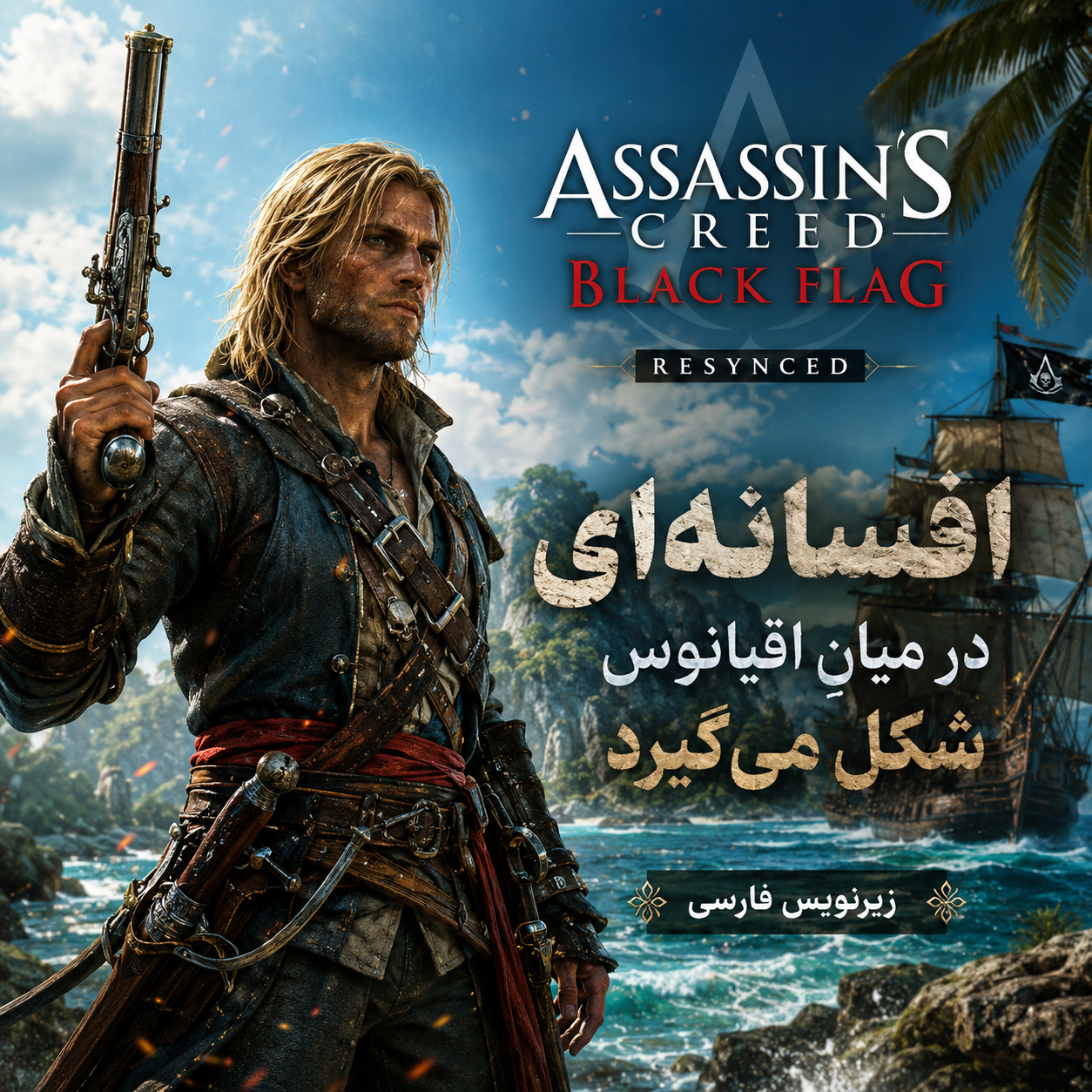 بازی Assassin’s Creed IV: Black Flag زیرنویس فارسی ( نسخه بازسازی شده)